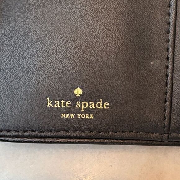 Kate Spade Pebbled Leather Full Sized Snap Closure Slim Wallet - Picture 16 of 16